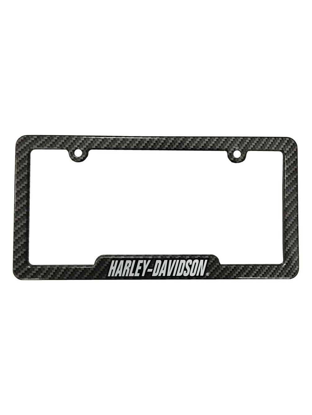 HarleyDavidson Carbon Fiber Look HD Metal License Plate Frame CG42575