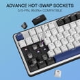 thumbnail image 4 of Teclado Gaming Redragon K689 con junta cableada RGB 104 teclas, 4 of 9