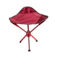 thumbnail image 4 of S SERENABLE Tabouret de Camping Siège Portable Pliable Petite Chaise pour Jardinage Concert Plage Rouge, 4 of 9