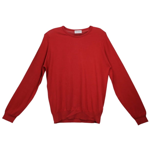 John Smedley Chandail à Capuchon Anther Red pour Homme - TG