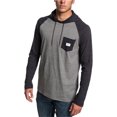 thumbnail image 1 of Camiseta básica Quiksilver Michi para hombre color negro grande, 1 of 1