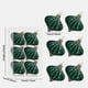 thumbnail image 2 of Seyotauo Flocked Velvet Christmas Tree Ball Ornaments Set, Decorative Hanging Baubles, Shatterproof Plastic Decorations for Xmas Tree for Xmas Trees Wedding Party Holiday Decorations, 2 of 5