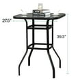 thumbnail image 2 of Amelia Outdoor Patio Bistro Bar Table Outdoor Furniture, 2 of 2