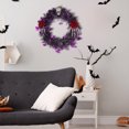 thumbnail image 7 of Sltwyw Halloween Wreath Spooky Graveyard Theme Door Hanging Pendant for Party Wall Decoration Front Porch Decor, 7 of 7