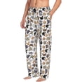 thumbnail image 3 of Kdxio Cute Cats Print Men's Sleep Pajama Pant Lounge Pants with Pockets, 3 of 8