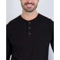 thumbnail image 3 of Real Essentials 3 Pack: Men's Cotton Short & Long Sleeve Henley T-Shirt Performance Activewear (Available In Big & Tall), 3 of 5