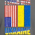thumbnail image 3 of CafePress - I Stand With Ukraine Support Ukrainian Ame T Shirt - Mens Comfort Colors Shirt, 3 of 5