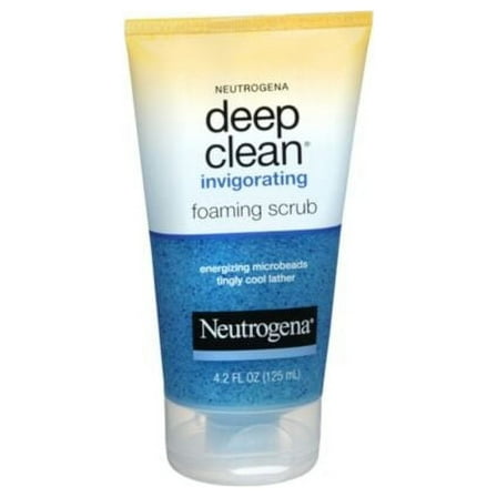 Neutrogena Deep Clean Invigorating Foaming Scrub, 4.20 oz (Pack of 2)