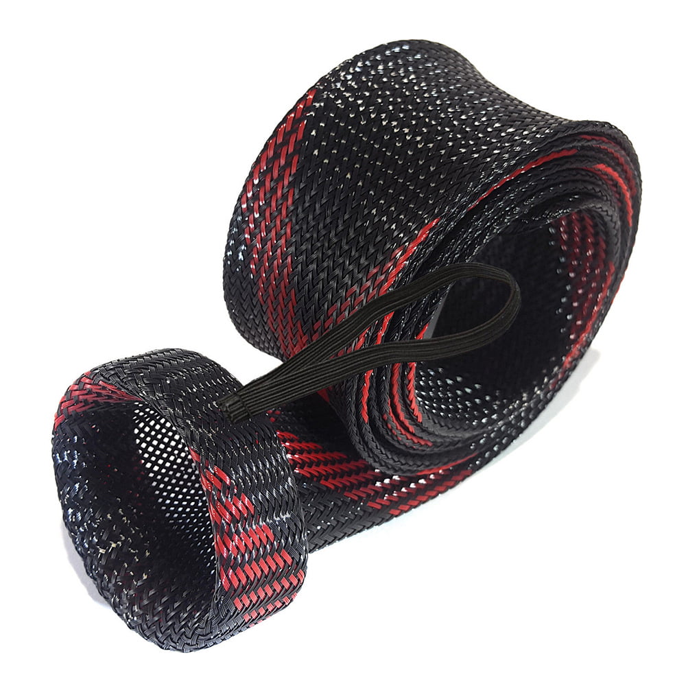 Details about   10Pcs 67'' Braided Mesh Spinning Rod Protector Sleeves Fishing Rod Sock Covers 