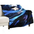 thumbnail image 2 of Jujutsu Blanket Kaisen Gojo Flannel Throw Blankets Soft Pile Cozy Plush Throw Blanket for All Seasons, 3D Printed Warm Blanket for Sofa Beds Home Decor, 2 of 10
