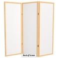 thumbnail image 7 of 4 ft. Tall Window Pane Shoji Screen - Natural - 3 Panels, 7 of 7