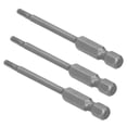 thumbnail image 1 of Screwdriver Bits S2 Alloy Steel Screw Driver Bits Hex Socket Screwdriver Bits High Temperature Quenching For Industry Home, 1 of 8