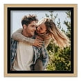 thumbnail image 2 of 20x20 Frame Natural With Black Picture Mat For 20x20 Photo - Natural 22x22 Frame To Display Print, 2 of 7