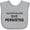 AC-Heather Grey, variant on Inktastic Nevertheless, She Persisted Boys or Girls Baby Bib