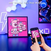 Divoom Pixoo-64 Smart WiFi Pixel Display Frame, 64x64 LED Panel for Gaming Room Decoration & Social Media Counter