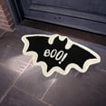 thumbnail image 2 of Kmbangi Halloween Gothic Rug Spider Web Indoor Mat Home Decor Pumpkin Door Mat Bat Rug Ghost Floor Mat Doormat for Bathroom Bedroom, 2 of 9