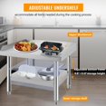 thumbnail image 7 of Stainless Steel Equipment Grill 36 x 28 x 24 inch GrillTable with Adjustable Storage Undershelf, EquipmentGrill Table, for Commercial Restaurant, 7 of 7