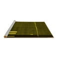thumbnail image 2 of Ahgly Company Machine Washable Indoor Square Abstract Yellow Modern Area Rugs, 6' Square, 2 of 4