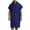 Y16 Navy, variant on Mifsaly Mens Hooded Towel Poncho Robe Solid Quick Dry Absorbent Changing Robe Lightweight Surf Swim Bathrobe for Swimming Surfing Beach Purple,Free Size