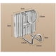 thumbnail image 3 of Ganchos para colgar el lavabo del baño, soporte para lavabo sin perforar, almacenamiento para lavabo de dormitorio, soporte para baño, gancho para lavabo de ducha de bebé, 3 of 9