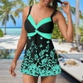 thumbnail image 2 of MKLEKYY Trajes De Baño Mujer 2 Piezas Women Two-Piece Swimsuit Bathing Suit Swimwear High Waist Monokini Tankini, 2 of 2