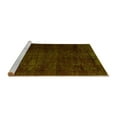 thumbnail image 2 of Ahgly Company Machine Washable Indoor Square Oriental Yellow Modern Area Rugs, 3' Square, 2 of 4