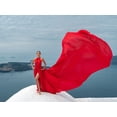 thumbnail image 5 of Women's Flying Dresses Photoshoot Dress | Flowy Dress | Satin Dress | Long Flying Dress | Flying Dress for Photoshoot| Long Train Dress |Women's Handmade Flying Dresses, 5 of 7