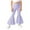 Gray, variant on newwalpole Girl's Flare Leggings High Waist Bell Bottom Pants Dance Casual Pants Kids Print Stretch Hippie Pants Yellow for Size 5-6 Years