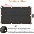 thumbnail image 2 of Shade Cloth for Garden - Duslogis 90% Sunblock Shade Cloth Black Mesh Tarp 6.5 x 10 FT Sun Shade Cloth Sun Cover Sunshade Net for Outdoor, Garden, Patio, Plant, Greenhouse, 2 of 7