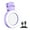 Purple, variant on Joernso LED Selfie Ring Light 180-Degree Rotatable Design Super Bright 3 Modes Rechargeable Phone Magnetic Selfie Light Makeup Fill Light with Mirror