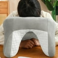 thumbnail image 7 of KQJQS Ergonomic Nap Pillow – Memory Foam & Down-Filled Lunch Break Cushion for Office, School, Travel & Home, Wrap-Around Neck Support, Gift Ready, 7 of 7