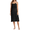 Black, variant on Women 100% Cotton Long Full Slips for Under Dresses Camisoles Slip Dress Chemise Petticoat