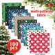 thumbnail image 2 of 100 cuadros de tela de algodón navideños de Irenare, 20 x 20 cm, 2 of 6