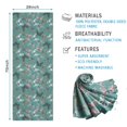 thumbnail image 2 of Green Butterfly Pattern Hot Yoga Mat Towel Non Slip for Hot Yoga - Quick-Drying Yoga Mat Cover with 4 Corner Pockets with Travel Bag - Hot Yoga Towel Non Slip Grip Moisture Wicking Sweat 70"x26", 2 of 6