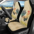 thumbnail image 3 of Xoenoiee Chicken Sunflower Print Car Front Seat Covers 2 Pieces Vehicle Seat Protector Car Seat Covers Universal Fit, for Cars Sedan SUV Van Truck, 3 of 6