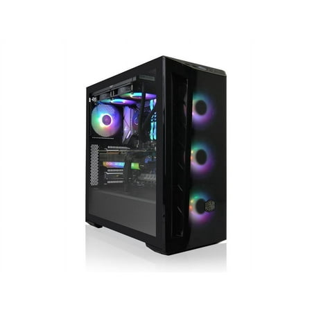 AVGPC Quiet Series Gaming PC -Intel i9 11900KF Max Boost 5.3GHz, RTX 4070 12GB, 32GB 3200MHz DDR4, 1TB NVME M.2 SSD, 360MM AIO Liquid Cooling, ARGB Fans, Wifi/AC, MB520 style Case, Windows 11 Black