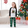 thumbnail image 5 of Green Plaid Family Matching Christmas Pajamas On the Naughty List Design, Sizes NB to 6XL with Pet Outfit, 5 of 7