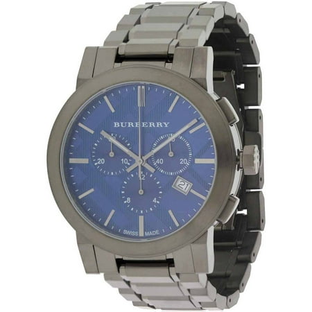 Burberry Grey Ion Stainless Steel Chronograph Men's Watch, BU9365