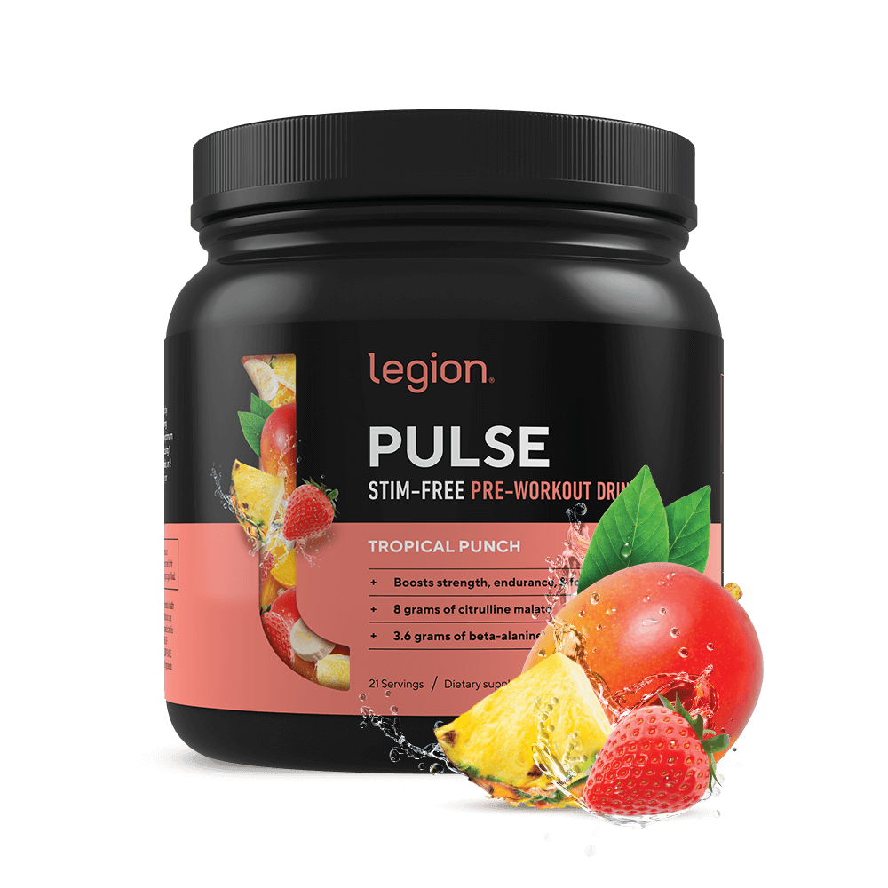 "Legion Pulse Pre Workout Supplement Best All Natural Pre Workout