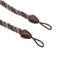 thumbnail image 5 of 2 Pack Curtain Tiebacks Rope, Outdoor Curtain Tiebacks, Natural Cotton Curtain Ties, Village Rural Rustic Curtain Holdbacks, Farmhouse Nautical Curtain Tie Backs Holders for Drapes (Beige), 5 of 6