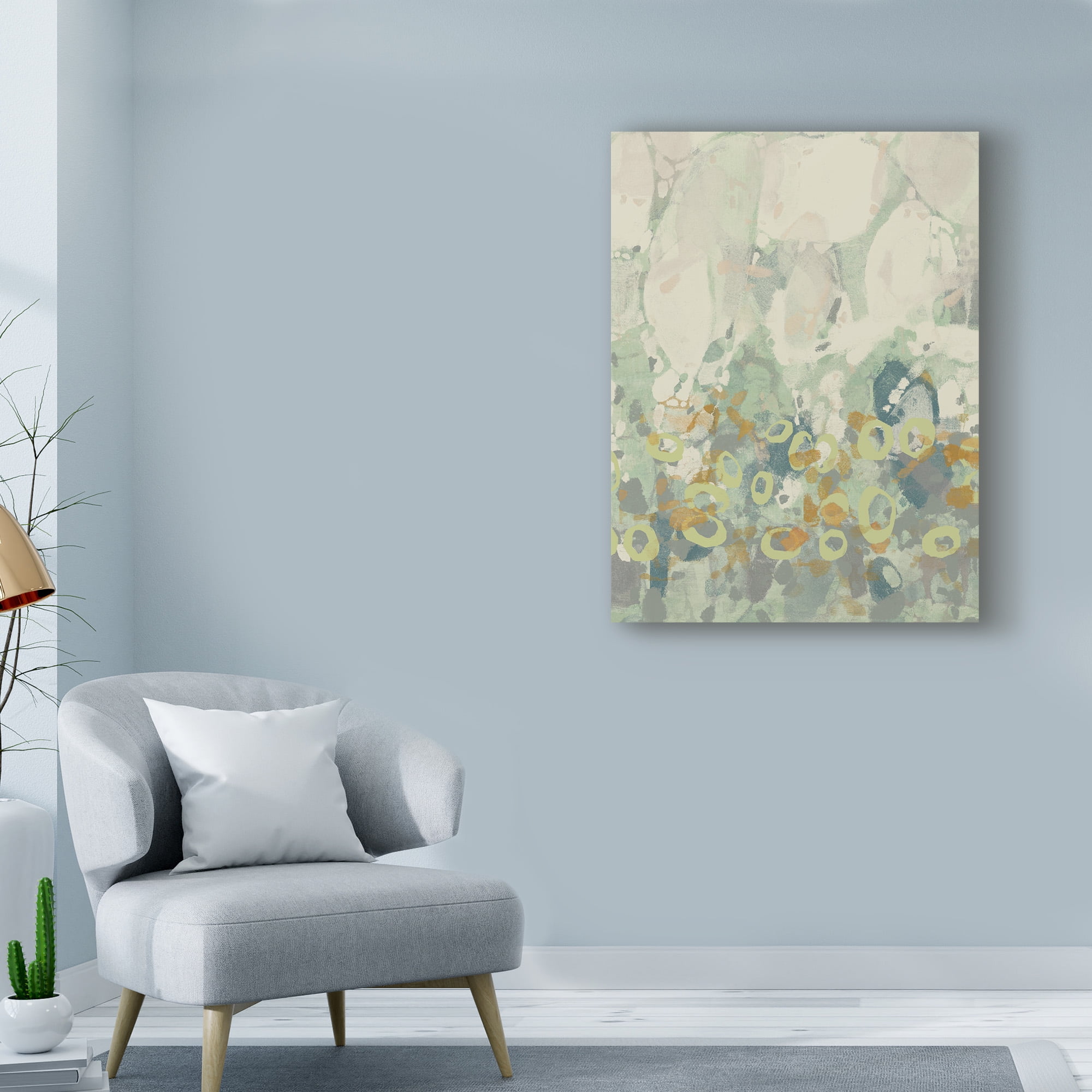 Trademark Fine Art 'Paint Drops I' Canvas Art by Jennifer Goldberger