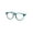 Teal, variant on Round Thin Keyhole Horn Rim Plastic Reading Glasses Brown +3.0