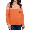thumbnail image 6 of Elsie & Zoey Selby Nordic Quarter Zip Long Sleeve Pullover Sweater for Women, 6 of 7
