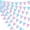 Boy or Girl, variant on 32Ft Cartoon Animation Party Decorations Red White Yellow Lightning Triangle Flag Fabric Banner Pennant Garland Streamer for Cartoon Birthday Animated Baby Shower Video Games Party Decor Supplies