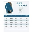 thumbnail image 7 of TIYOMI Women's Plus Size Teal Blue Tops Long Sleeve 3X Knitted Sweaters Turtleneck Shirts High Neck Tops Knitting Basic Solid Color Casual Warm Pullover Fall Winter Jumper Tops 3XL 22W 24W, 7 of 7