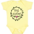 thumbnail image 3 of Inktastic Big Sister Leaves, Circle, Heart Girls Baby Bodysuit, 3 of 5