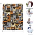 thumbnail image 4 of Halloween Vintage Halloween Posters Blanket,Comfortable Soft Flannel Throw Blanket,All Season,Warm Lightweight Blankets for Sofa Bed Couch Living Room Chair,30"x40", 4 of 4