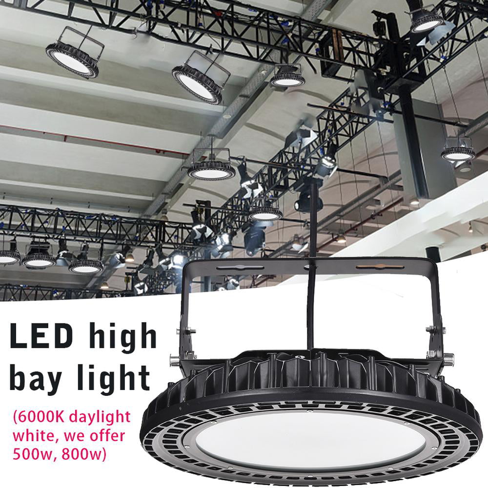 500-800W LED High Bay Light UFO Industrial Outdoor Commercial Warehouse Lighting 