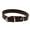 Coffee, variant on Farfi Faux Leather Pure Color Cute Dog Pet Cat Puppy Collar Neck Adjustable Buckle (Orange,M)