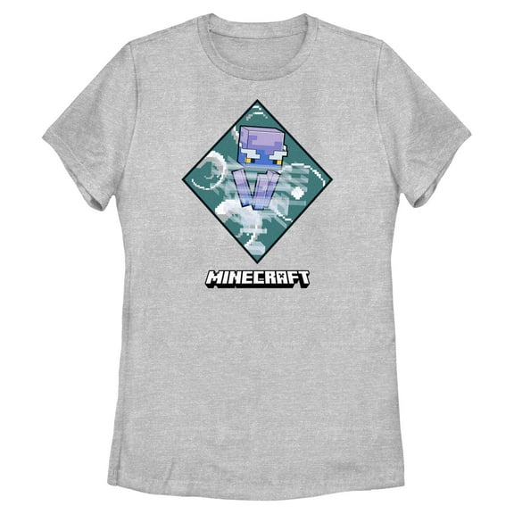 Womens Minecraft Breeze Classic Logo T Shirt